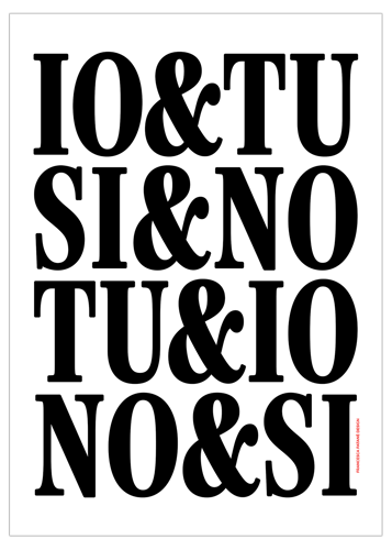 Immagine di Io e tu - black serif