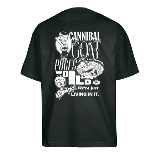 Immagine di OVERSIZE T SHIRT - BLACK - CANNIBALE