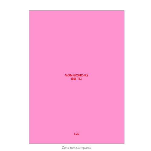 Immagine di Poster NON SONO IO, SEI TU (50x70 cm)