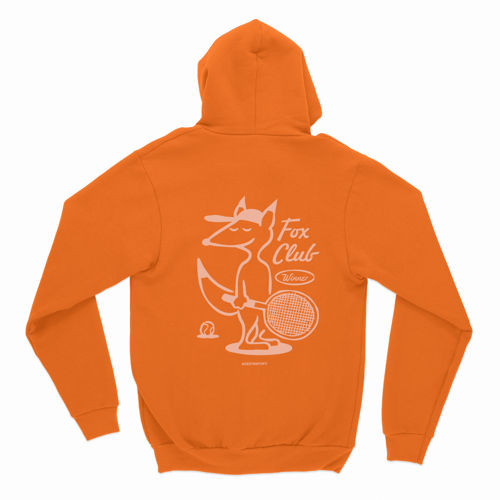 Immagine di FOX CLUB - FELPA CAPPUCCIO - ORANGE