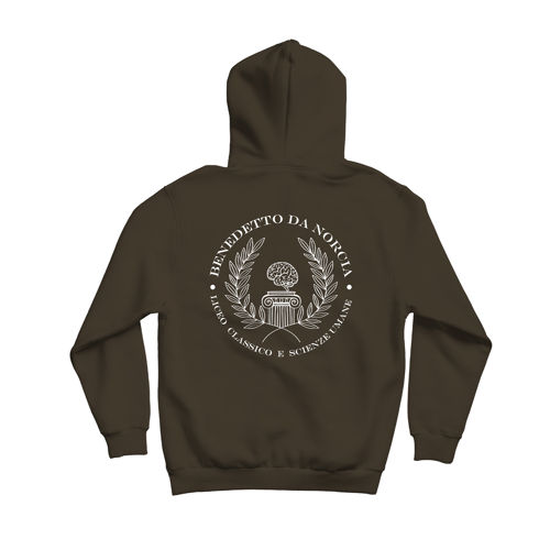 Immagine di HOODIE "LOGO" 2024/25 DARK CHOCOLATE
