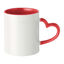 Picture of Ceramic mug with heart shaped hanlde
