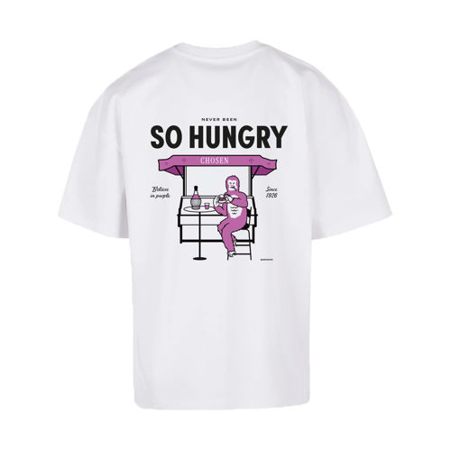 Immagine di SO HUNGRY - T-SHIRT OVERSIZE - WHITE