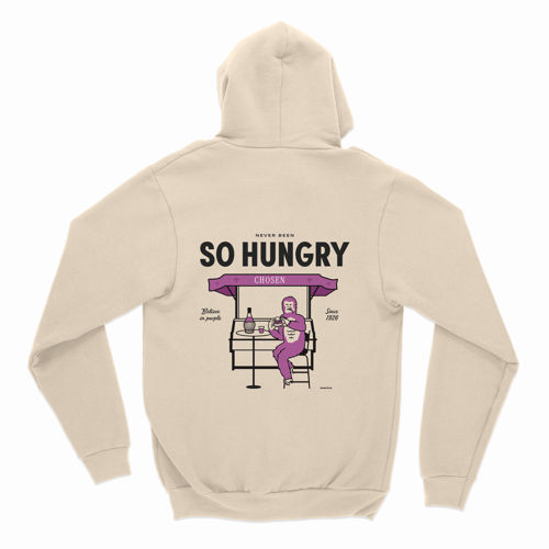 Immagine di SO HUNGRY - FELPA CAPPUCCIO - SAND