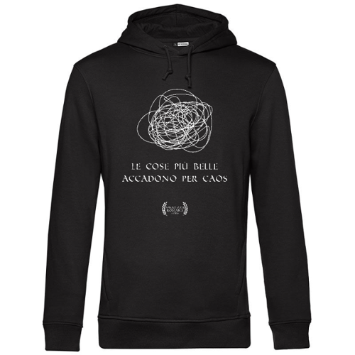 Immagine di CAOS - Felpa Cappuccio Cotone Organico