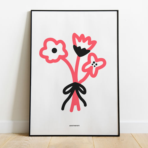 Immagine di FESTIVAL DEI FIORI - ROSSONERI - POSTER 