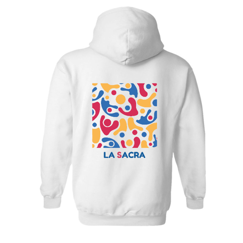 Immagine di Felpa Cappuccio unisex cuore/retro