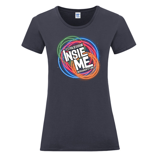 Immagine di T-Shirt Donna Festivaldeigiovani® 2025 [Insieme] NERO