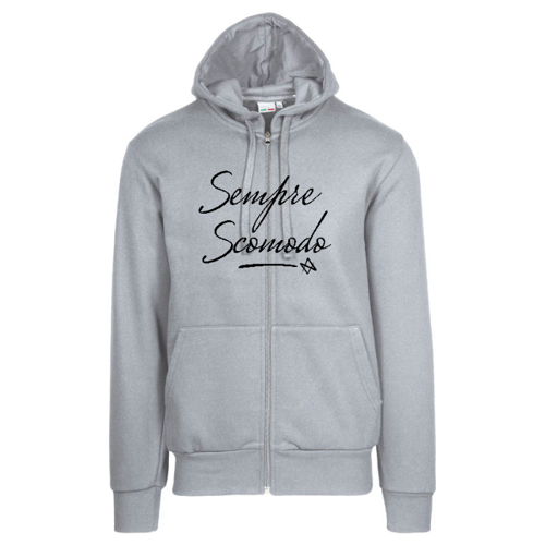 Immagine di Felpa Sempre Scomodo Zip/Cappuccio2