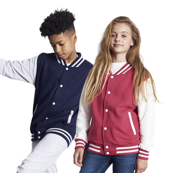 Immagine di Felpa Bambino Bomber College | Just Hoods JH043J