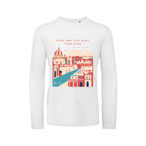 Immagine di SPQR - T-Shirt Cotone Organico Maniche lunghe