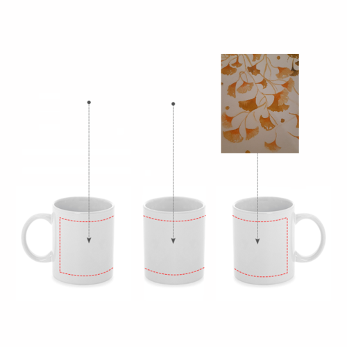 Immagine di SPECIAL PRICE Tazza in ceramica CASCATA di FOGLIOLINE di GINKO
