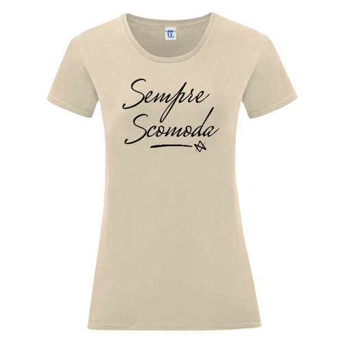 Immagine di T-Shirt Donna Sempre Scomodo Basic
