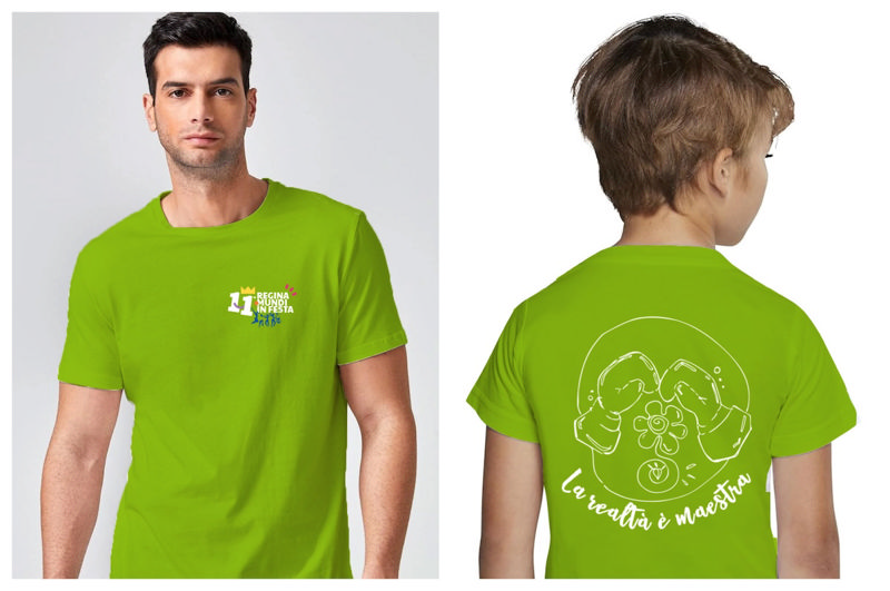 Immagine per la categoria T-Shirt "La Realtà è Maestra" - Regina Mundi in Festa 2025