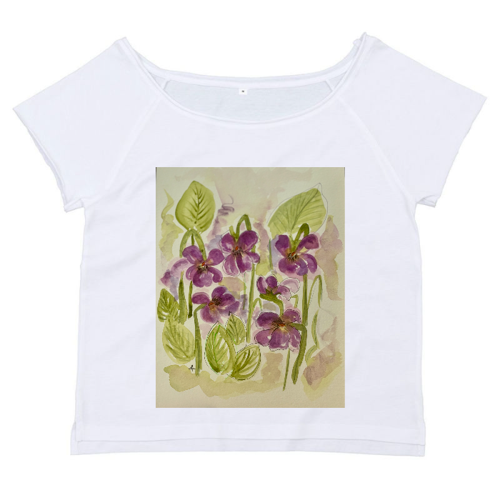 Immagine di T-Shirt Donna Flashdance " VIOLETTE "