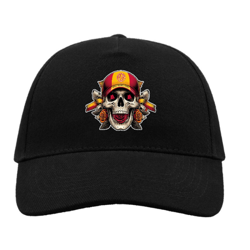 Immagine di Cappellino teschio giallorosso