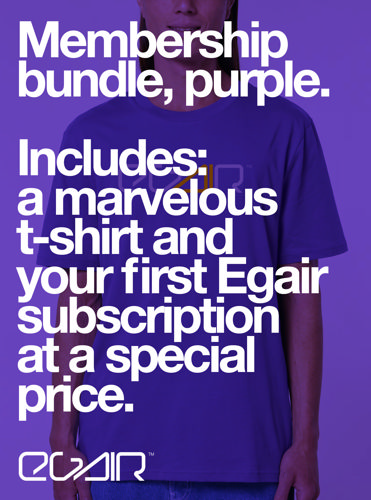 Immagine di EGAIR Purple Tee + Membership bundle
