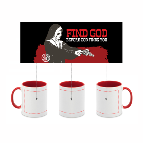 Immagine di Find God before God finds you - Tazza in ceramica