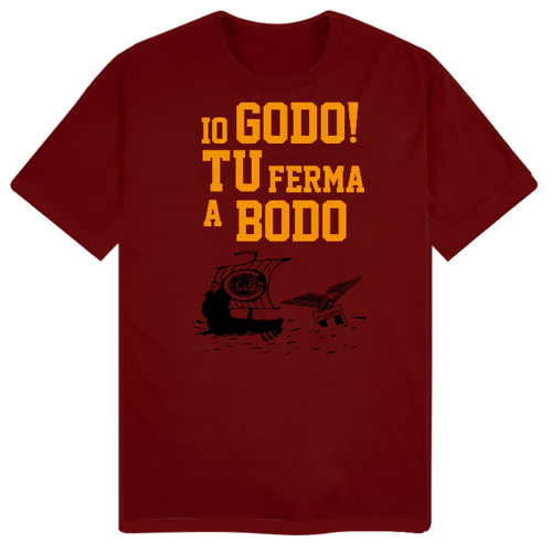 Immagine di T-Shirt io godo tu ferma a bodo!