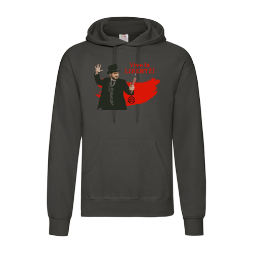 Immagine di Vive la liberté - Felpa Unisex Cappuccio | Fruit of the loom