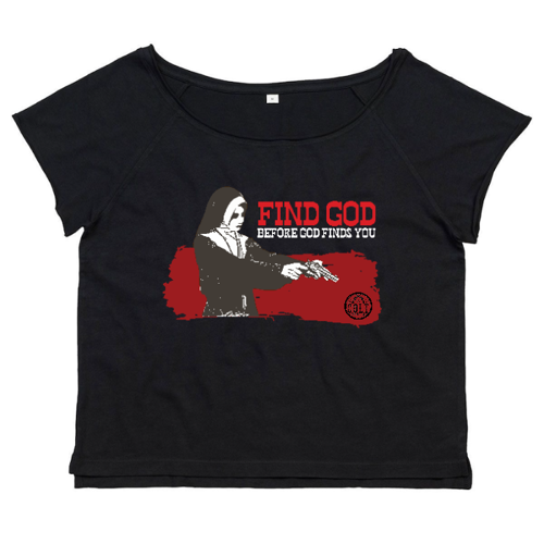 Immagine di Find God before God finds you - T-Shirt Donna Flashdance Mantis
