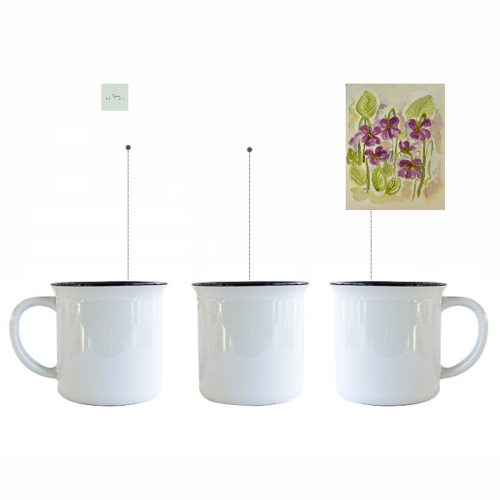 Immagine di Tazza Vintage " VIOLETTE "
