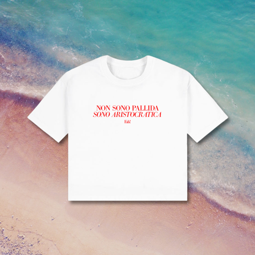 Immagine di Crop Top NON SONO PALLIDA SONO ARISTOCRATICA