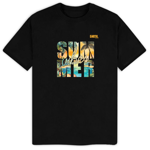 Immagine di T-Shirt Uomo Cotone Organico Inspire E150 | Summer Vibes