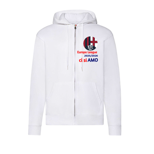 Immagine di Felpa Unisex Cappuccio e Zip Celebrativa Bologna Europa League