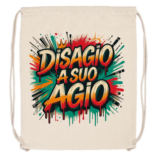 Immagine di Zaino GRAFFITI a sacca cotone Westford Mill W110