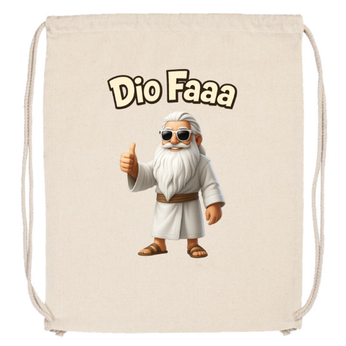 Immagine di Zaino a sacca DIOFAAA #1 - cotone Westford Mill W110