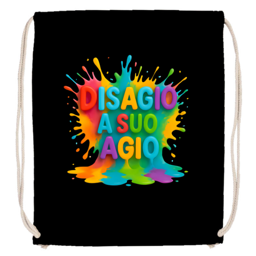 Immagine di Zaino a sacca DISAGIO SPLASH cotone Westford Mill W110