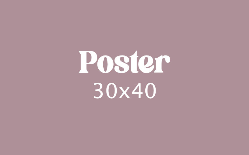 Immagine per la categoria Poster 30x40