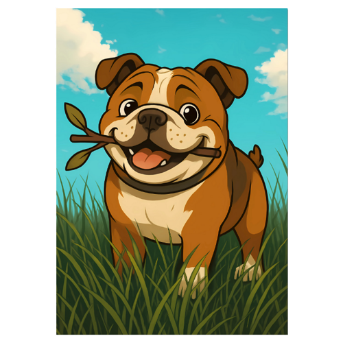 Immagine di Puzzle A3 - BRUNO A SPASSO