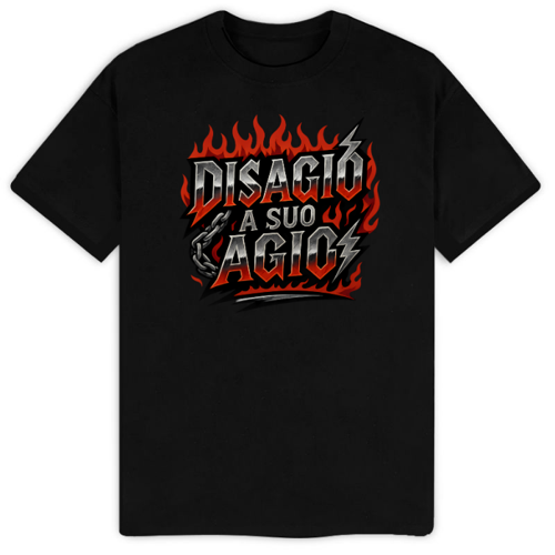 Immagine di T-Shirt UNISEX - DISAGIO ROCK