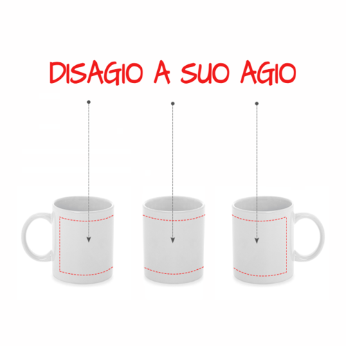 Immagine di DISAGIO RED MUG Tazza in ceramica
