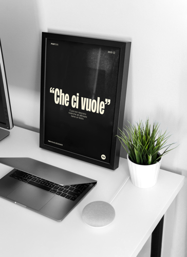 Immagine di "Che ci vuole" - Allineare | Poster A3