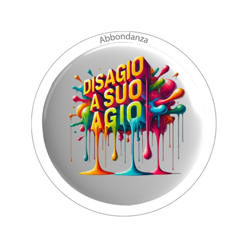 Immagine di 5 Spille DISAGIO VERNICIATO