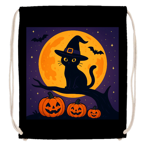 Immagine di Zaino a sacca GATTO E LUNA