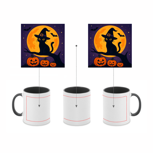 Immagine di Tazza  GATTO E LUNA