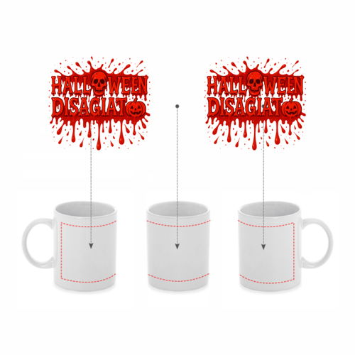 Immagine di Tazza HALLOWEEN SCRITTA ROSSA