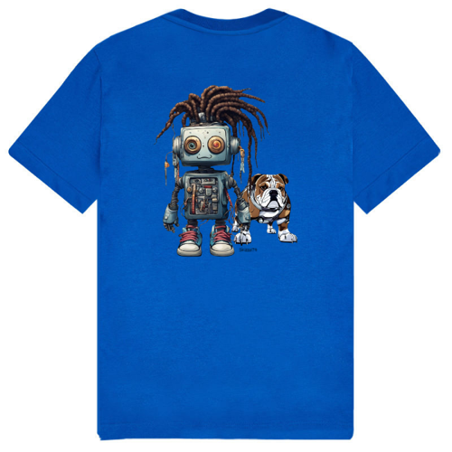 Immagine di T-Shirt UNISEX -SKI ROBOT+ BRUNO Stampa SCHIENA