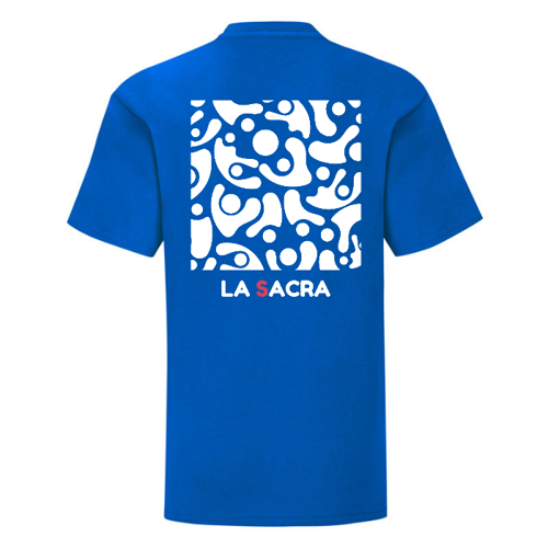 Immagine di T-Shirt Bambino cuore/retro Sacra Famiglia di Cremona logo bianco