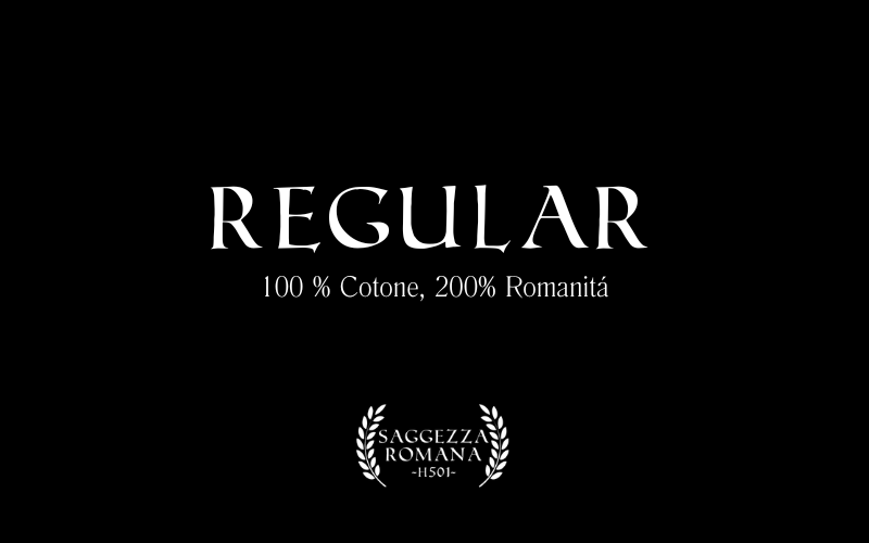 Immagine per la categoria Magliette Regular (100% Cotone, 200% Romanitá) 