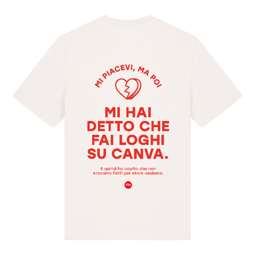 Immagine di Mi hai detto che fai loghi su canva | T-Shirt Unisex Creator 