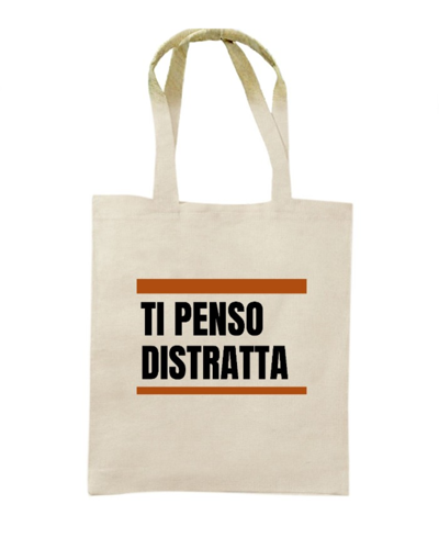 Immagine di Tote Bag Ti penso distratta